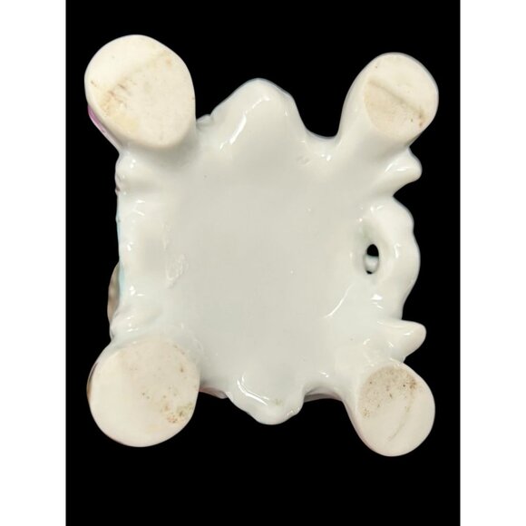 Antique Porcelain Figurine Chelsea Gold Anchor Mark Gardener Shovel Watering Can - Picture 6 of 11